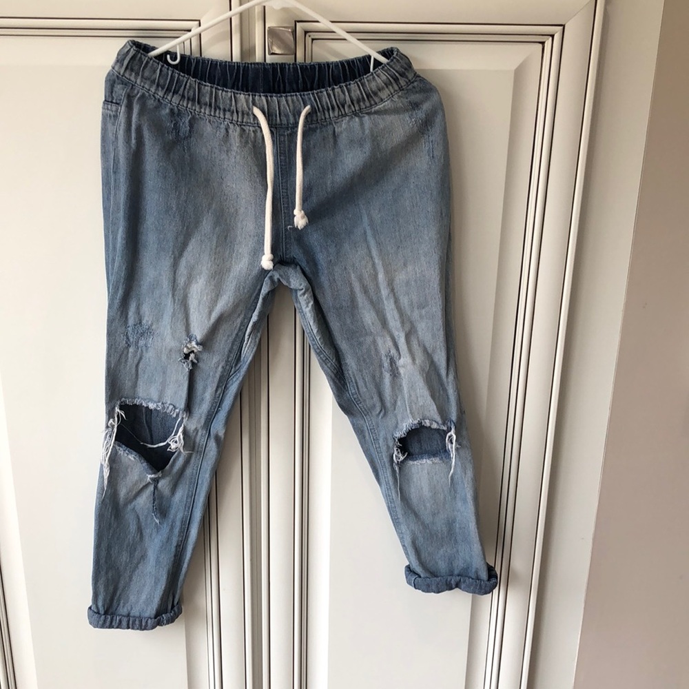 Vintage Havana denim joggers